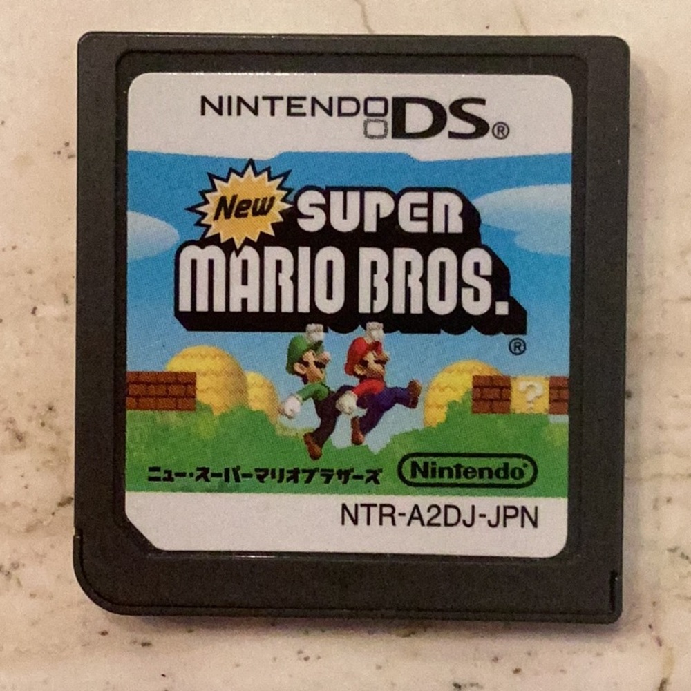 Japanese New Super Mario Bros Nintendo DS Game Japan Edition Version